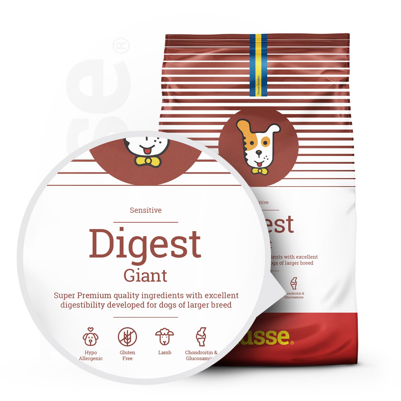 Sensitive Digest Giant, 12.5 kg | Glutenfreie Rezeptur mit begrenzten tierischen Proteinquellen